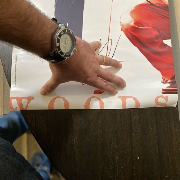 Authentic 2004 upper deck tiger woods poster - Picture 4 of 4